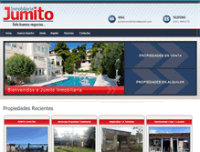 Tablet Screenshot of jumitoinmobiliaria.com.ar